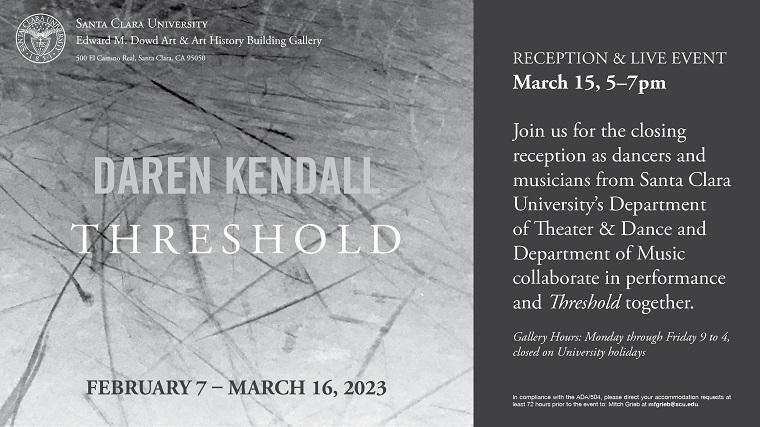 Threshold event poster with date, time, and ticket information.