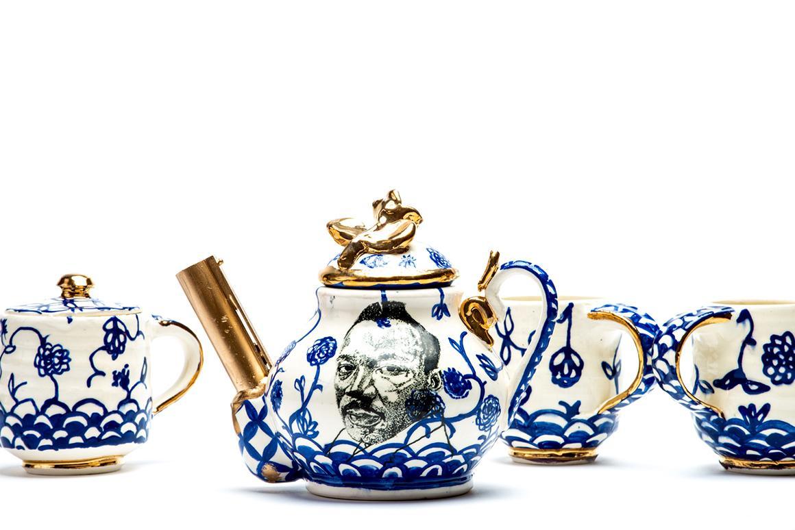 Tupac/MLK Teapot