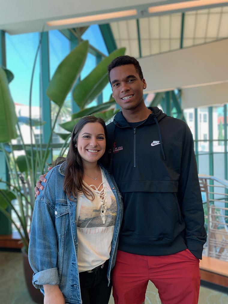 Shane Hughes 20 and Mariana Perera 20 selected as 2019-2020 Hackworth Fellows
