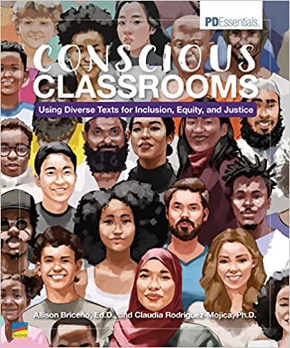 Conscious Classrooms book cover featuring diverse faces of students.