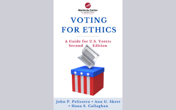 Book cover for Voting for Ethics: A Guide for U.S. Voters, Second Edition