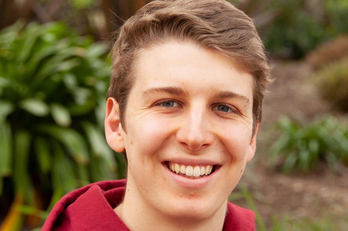 Photo of SCU student Gavin Cosgrave '20 