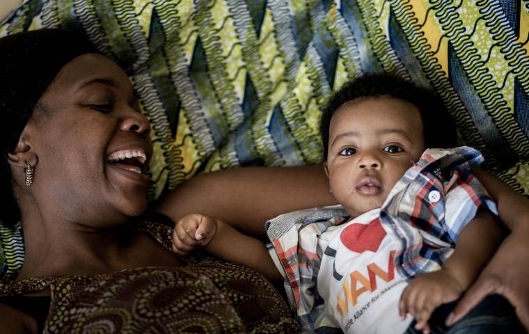 Woman and child served by Mobile Alliance for Maternal Action image link to story
