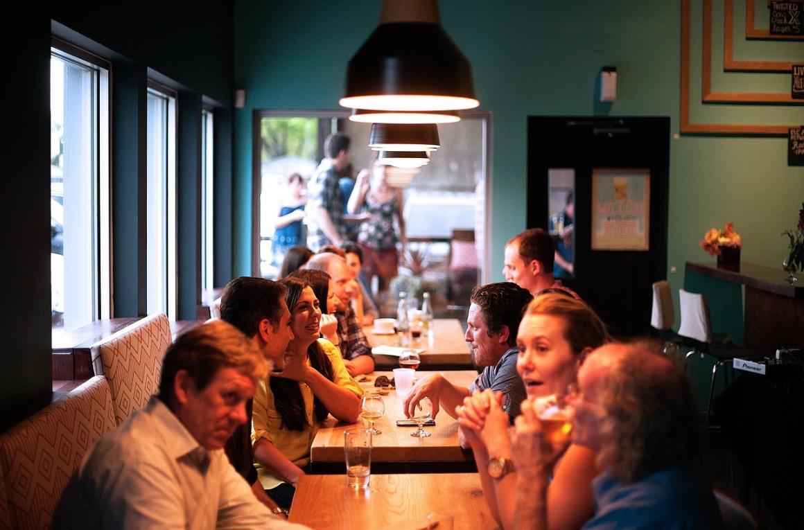 Restaurant with customers
