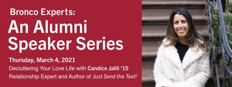 Bronco Experts Series - Decluttering Your Love Life with Candice Jalili 15 