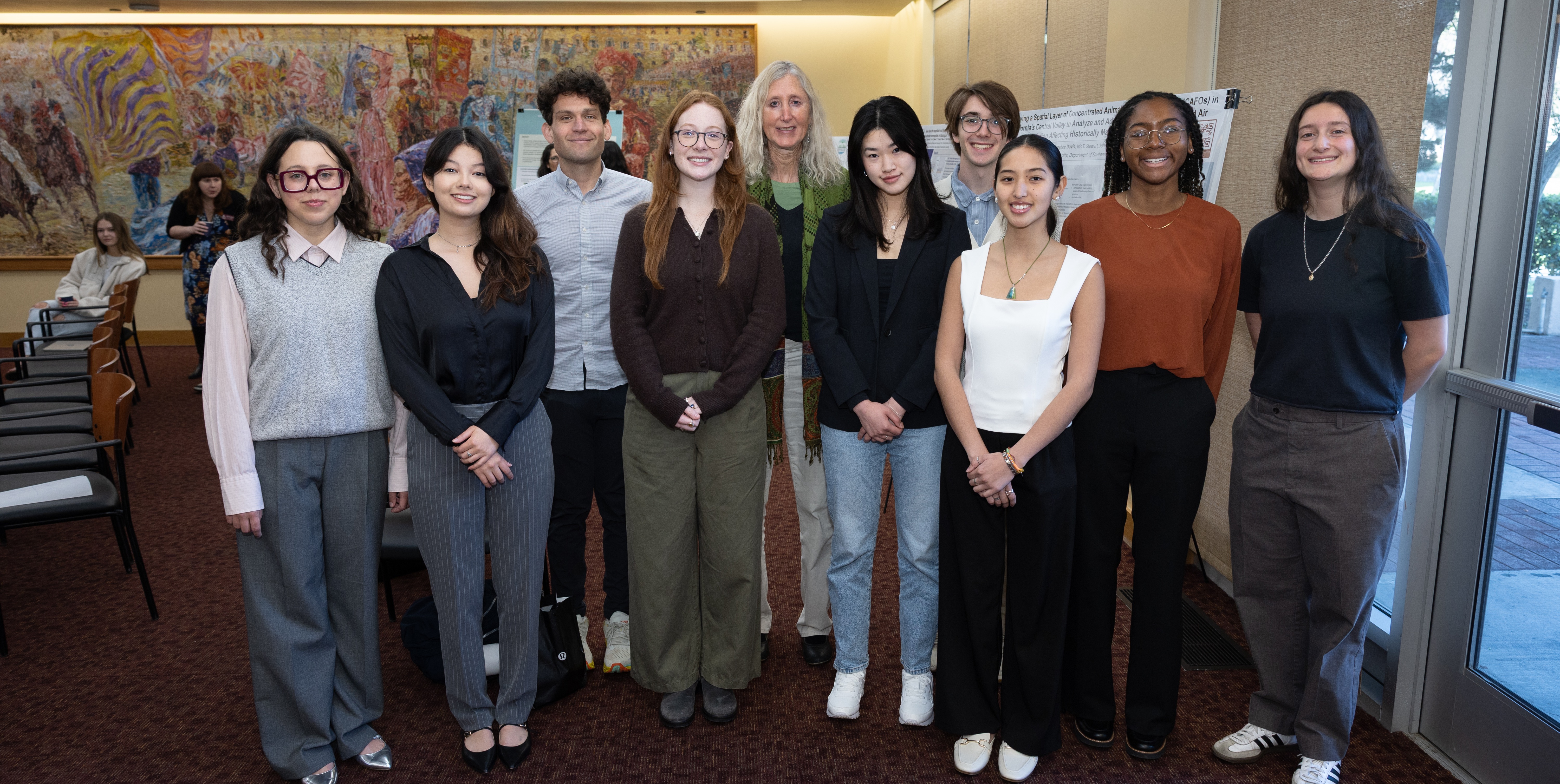 Students presenters at Sustainability Symposium