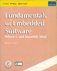 Book cover titled Fundamentals of Embedded Software, 1st edition.