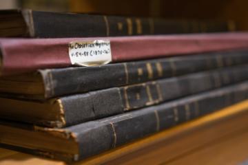 A stack of books 